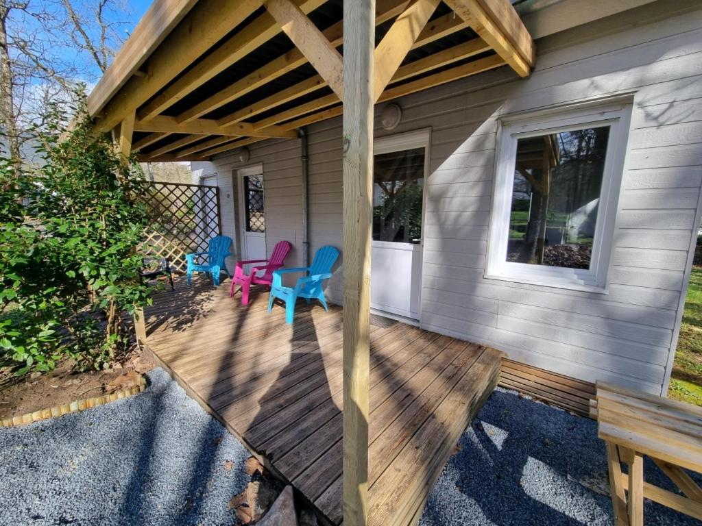 Les Chalets De Saumur, Piscine & Parc Boise, 100M Du Cadrenoir Экстерьер фото